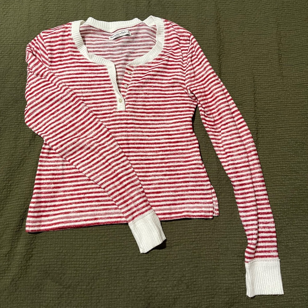 Abercrombie and Fitch Striped Soft Sleep Shirt